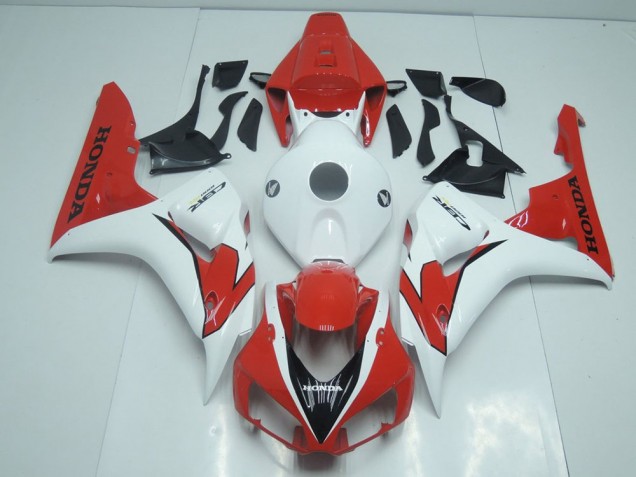 Naranja Rojo & Blanco Carenado Moto Honda CBR 1000 RR 2006-2007