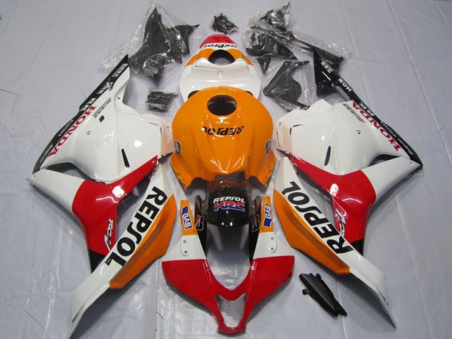 Naranja Rojo Blanco Repsol Carenado Moto Honda CBR 600 RR 2009-2012 Naranja Rojo Blanco Repsol Carenado Moto Honda CBR 600 RR 2009-2012