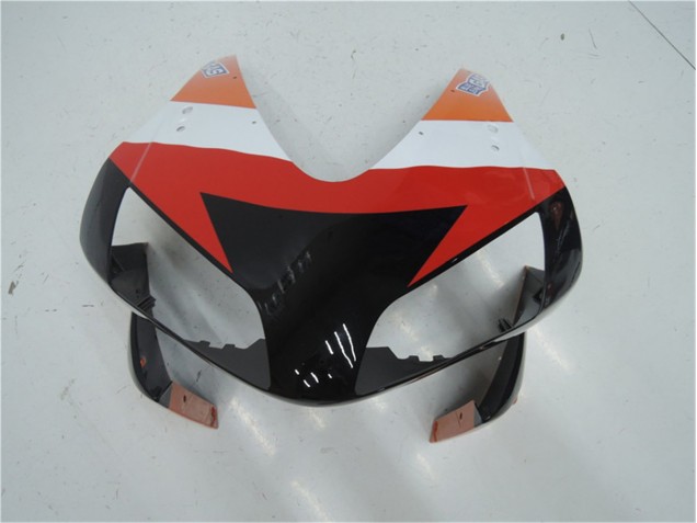 Naranja Rojo Negro Repsol Carenado Moto Honda CBR 600 RR 2003-2004
