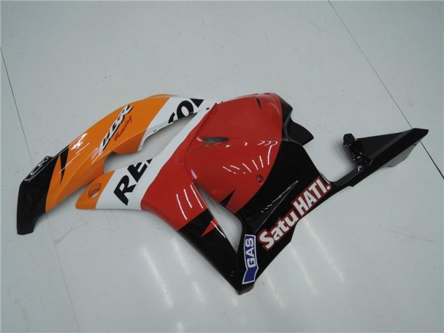 Naranja Rojo Negro Repsol Carenado Moto Honda CBR 600 RR 2009-2012