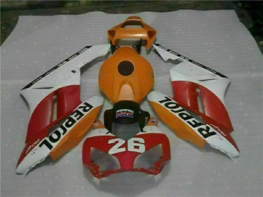 Naranja Rojo Repsol 26 Carenado Moto Honda CBR 1000 RR 2004-2005