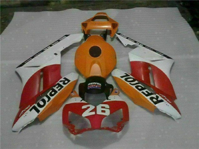 Naranja Rojo Repsol 26 Carenado Moto Honda CBR 1000 RR 2004-2005