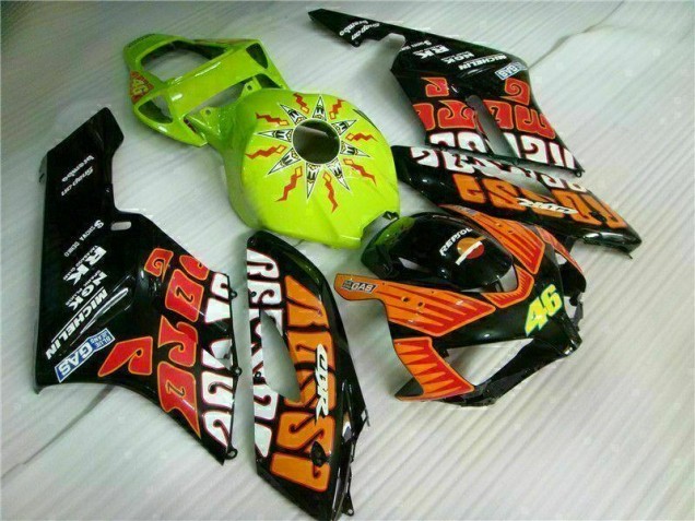 Naranja Verde Carenado Moto Honda CBR 1000 RR 2004-2005