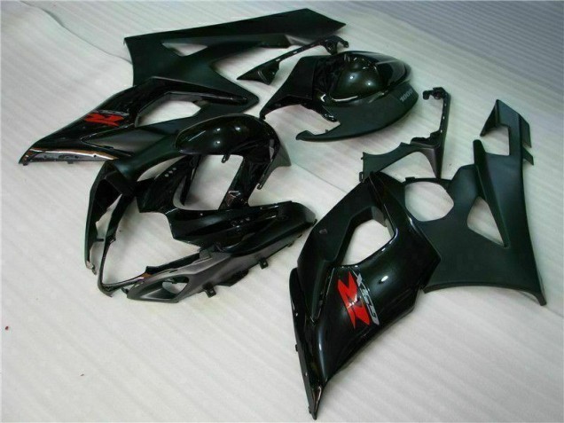 Negro ABS Carenado Motocicleta Suzuki GSXR 1000 K5 2005-2006