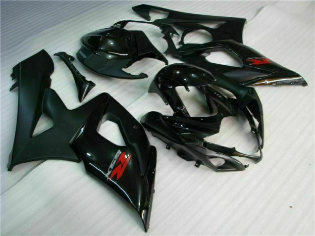 Negro ABS Carenado Motocicleta Suzuki GSXR 1000 K5 2005-2006