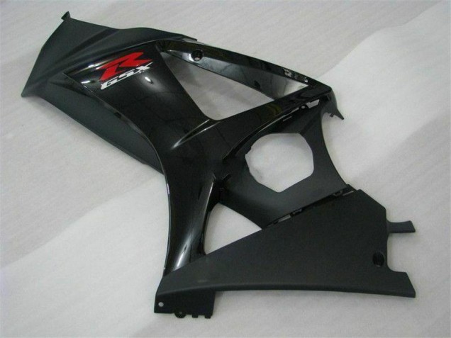 Negro ABS Carenado Motocicleta Suzuki GSXR 1000 K7 2007-2008