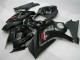 Negro ABS Carenado Motocicleta Suzuki GSXR 1000 K7 2007-2008
