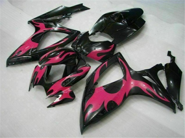 Negro ABS Moto Plástico Suzuki GSXR 600 / 750 K6 2006-2007