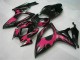Negro ABS Moto Plástico Suzuki GSXR 600 / 750 K6 2006-2007