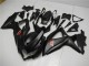 Negro ABS Moto Plástico Suzuki GSXR 600 / 750 K8 2008-2010 Negro ABS Moto Plástico Suzuki GSXR 600 / 750 K8 2008-2010