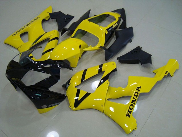 Negro Amarillo Carenado Moto Honda CBR 900 RR 929 2000-2001