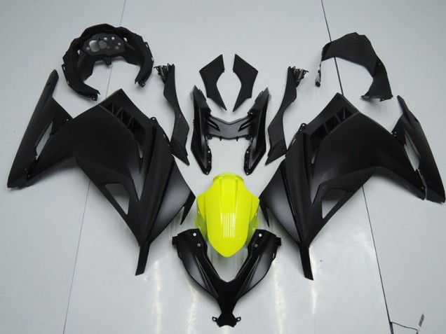 Negro Amarillo Carenado Moto Kawasaki ZX 300R 2013-2016 Negro Amarillo Carenado Moto Kawasaki ZX 300R 2013-2016