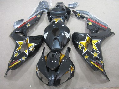 Negro Amarillo ENERGY DRINK Carenado Moto Honda CBR 1000 RR 2006-2007