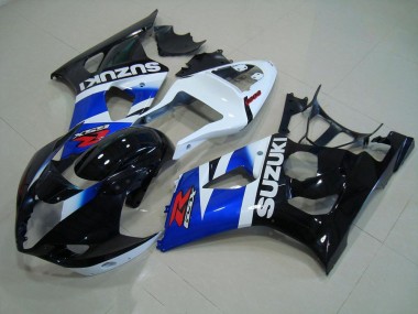 Negro Azul Blanco Carenado Moto Suzuki GSXR 1000 K3 2003-2004