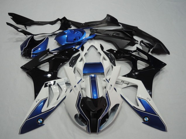 Negro Blanco Azul Carenado Moto BMW S1000RR 2009-2014 Negro Blanco Azul Carenado Moto BMW S1000RR 2009-2014