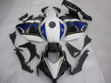 Negro Blanco Azul Carenado Moto Honda CBR 1000 RR 2004-2005