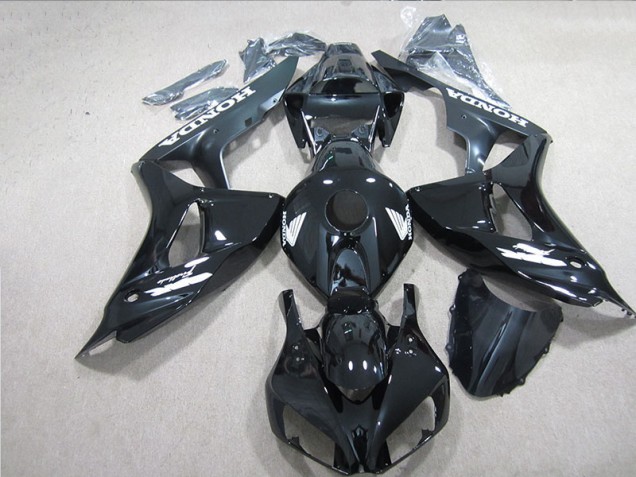 Negro Blanco Calcomanía Carenado Moto Honda CBR 1000 RR 2006-2007
