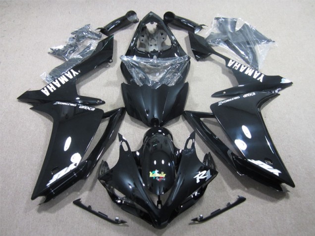 Negro Blanco Calcomanía Kit Completo Carenado Moto Yamaha R1 2007-2008