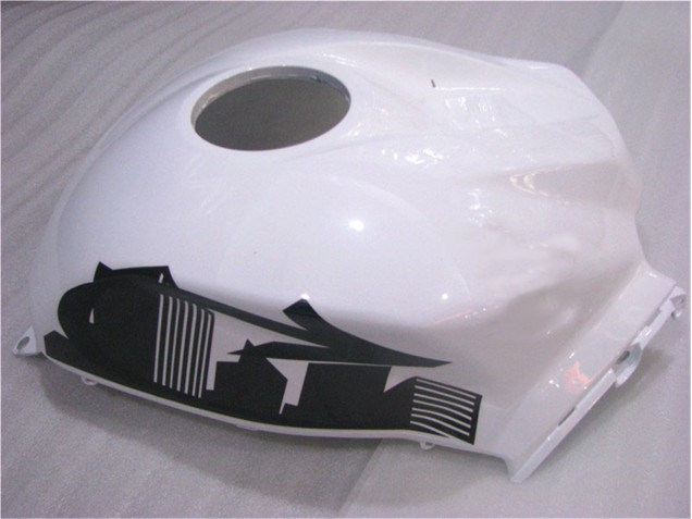 Negro Blanco Carrocería Motocicletas Honda CBR 600 RR 2007-2008