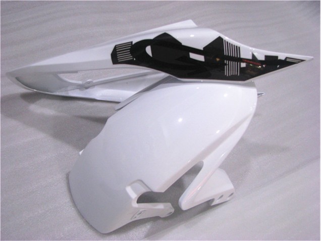 Negro Blanco Carrocería Motocicletas Honda CBR 600 RR 2007-2008