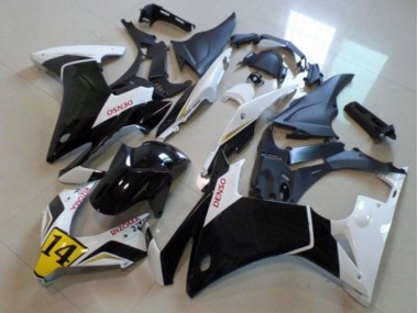 Negro Blanco Denso Rizoma 14 Carenado Moto Honda CBR 500 RR 2013-2015