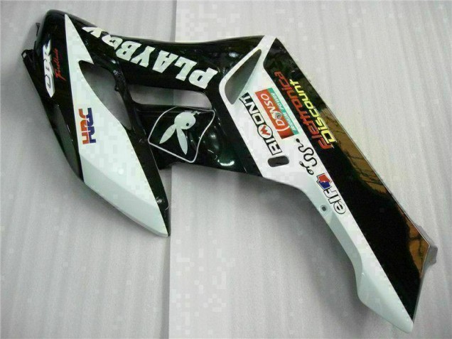 Negro Blanco Kit Carenado Moto Honda CBR 1000 RR 2004-2005