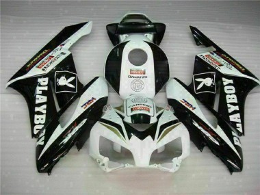 Negro Blanco Kit Carenado Moto Honda CBR 1000 RR 2004-2005