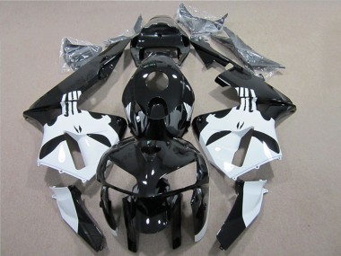 Negro Blanco Kit Carenado Moto Honda CBR 600 RR 2005-2006