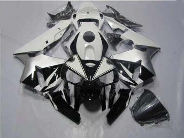 Negro Blanco Kit Completo Carenado Moto Honda CBR 600 RR 2005-2006