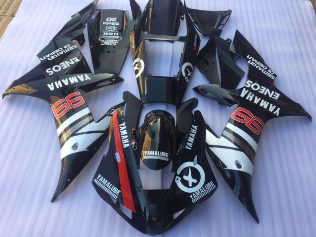 Negro Blanco Kits Carenado Moto Yamaha R1 2002-2003
