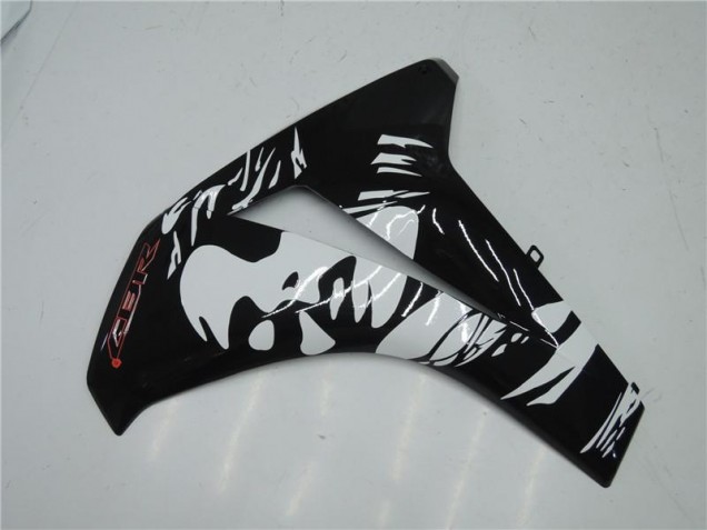 Negro Blanco Kits Completo Carenado Moto ABS Honda CBR 1000 RR 2008-2011