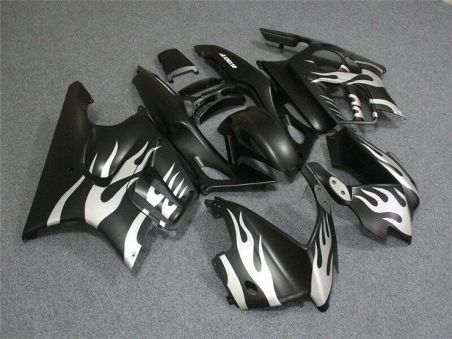 Negro Blanco Llama Carenado Moto Honda CBR 600 F3 1995-1998