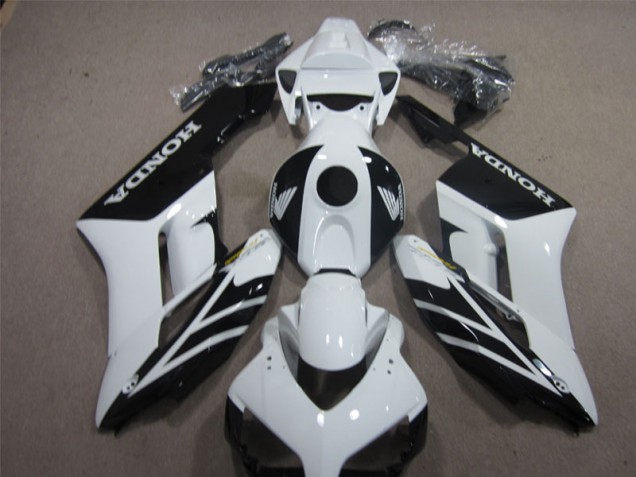 Negro Blanco Plástico Moto Honda CBR 1000 RR 2004-2005