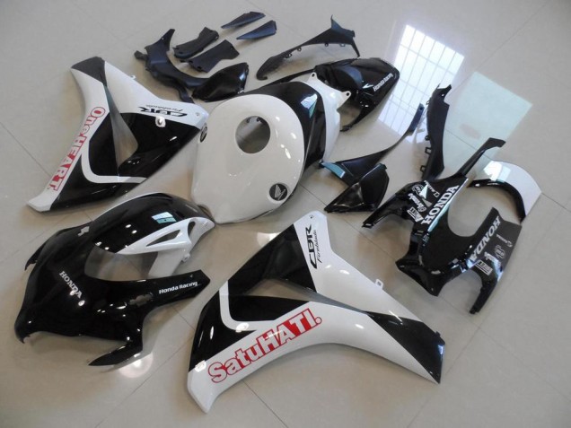 Negro Blanco Satuhati Carenado Moto Honda CBR 1000 RR 2008-2011