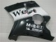 Negro Blanco West Carenado Moto Honda CBR 1100 XX 1996-2007