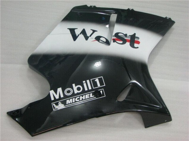 Negro Blanco West Carenado Moto Honda CBR 1100 XX 1996-2007