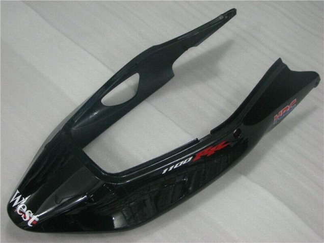 Negro Blanco West Carenado Moto Honda CBR 1100 XX 1996-2007