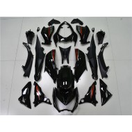 Negro Carenado Moto Kawasaki Z800 2013-2016
