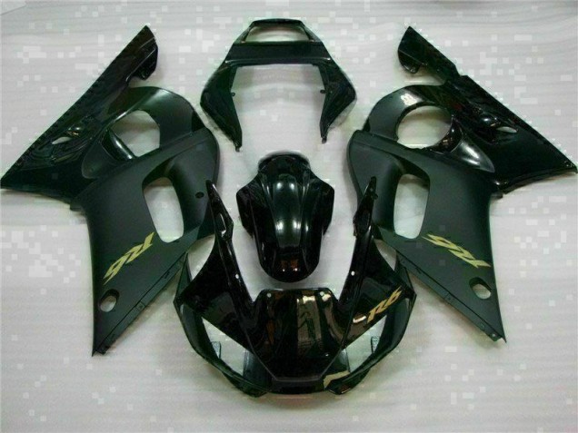 Negro Carenado Moto & Plástico Yamaha R6 1998-2002