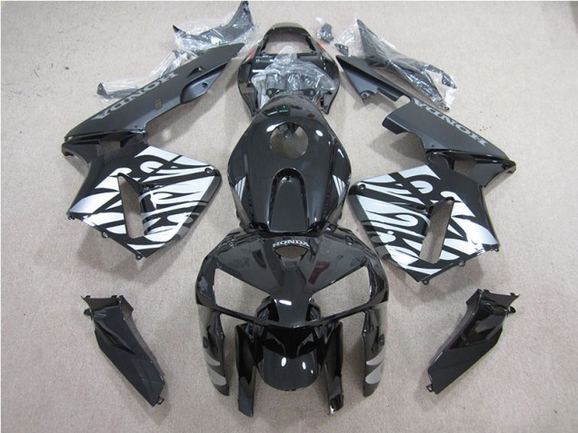 Negro Carenado & Plástico Moto Honda CBR 600 RR 2005-2006