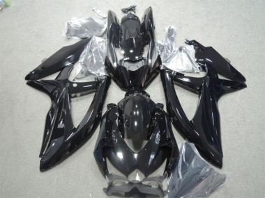 Negro Carenado & Plástico Moto Suzuki GSXR 600 K8 2008-2010