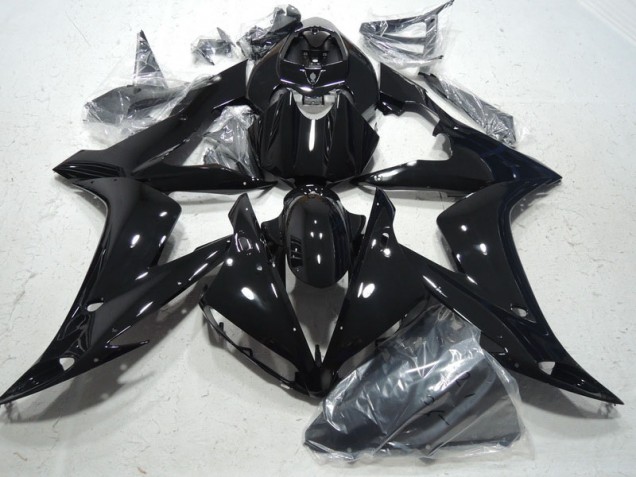 Negro Carenado & Plástico Moto Yamaha R1 2004-2006