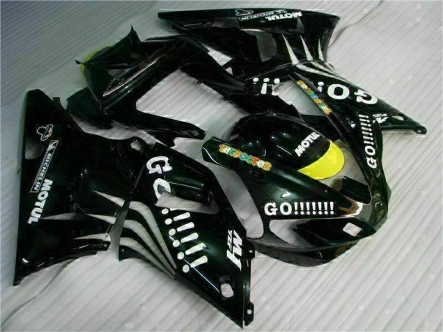 Negro Carrocería Motocicletas Yamaha R1 2000-2001