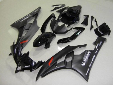 Negro Carrocería Motocicletas Yamaha R6 2006-2007