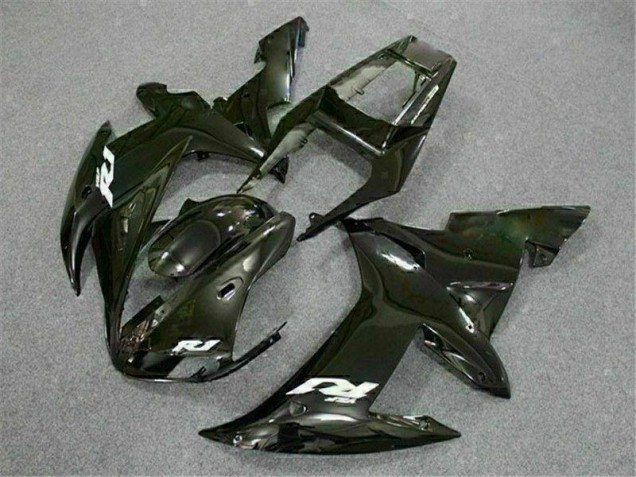 Negro Completo ABS Kits Carenado Moto Yamaha R1 2002-2003
