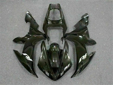 Negro Completo ABS Kits Carenado Moto Yamaha R1 2002-2003