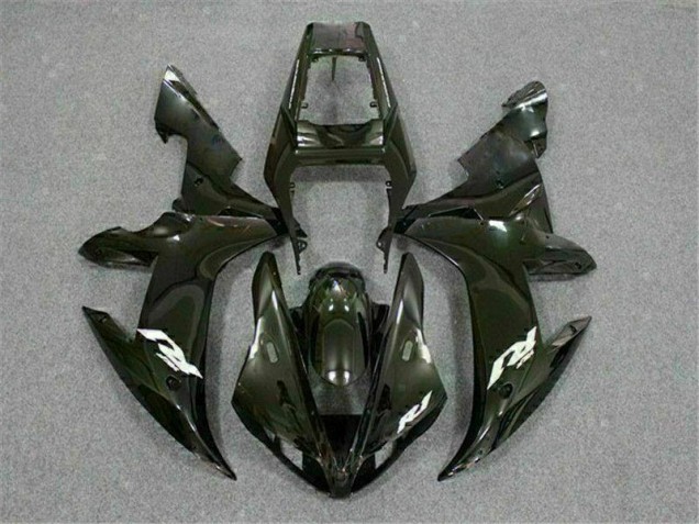 Negro Completo ABS Kits Carenado Moto Yamaha R1 2002-2003