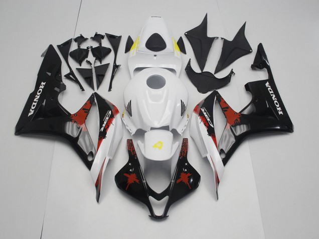 Negro Edición limitada Carenado Moto Honda CBR 600 RR 2007-2008
