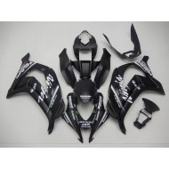 Negro Equipo de Carreras Ninja Carenado Moto Kawasaki ZX10R 2016-2019