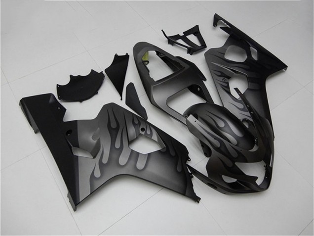 Negro Gris Carenado Moto Suzuki GSXR 600 / 750 K4 2004-2005 Negro Gris Carenado Moto Suzuki GSXR 600 / 750 K4 2004-2005